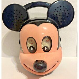 Vintage DISNEY Mickey Mouse AM/FM Radio by Dapy The singing Machine Co -TLC D021